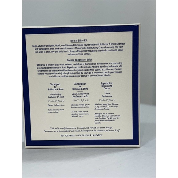 ORIBE Rise & Shine kit Shampoo Conditioner Moisturizing Cream 15 ml 0.5 fl oz - Picture 2 of 3